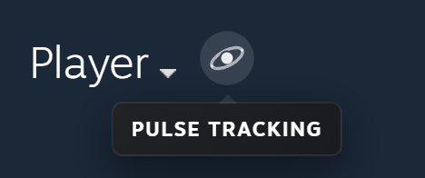 The nickname Player with the Pulse Tracking orbit badge next to it and its tooltip